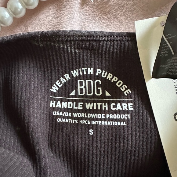 BDG Urban Outfitters Washed Black Seamless Midi Dress - Picture 10 of 11